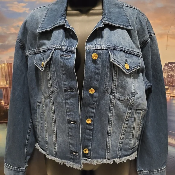 Michael Kors JEAN JACKET NWT - Picture 9 of 9